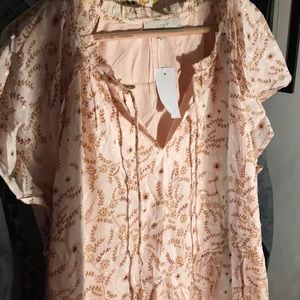 LOFT Tiered mini dress, XL, NWT